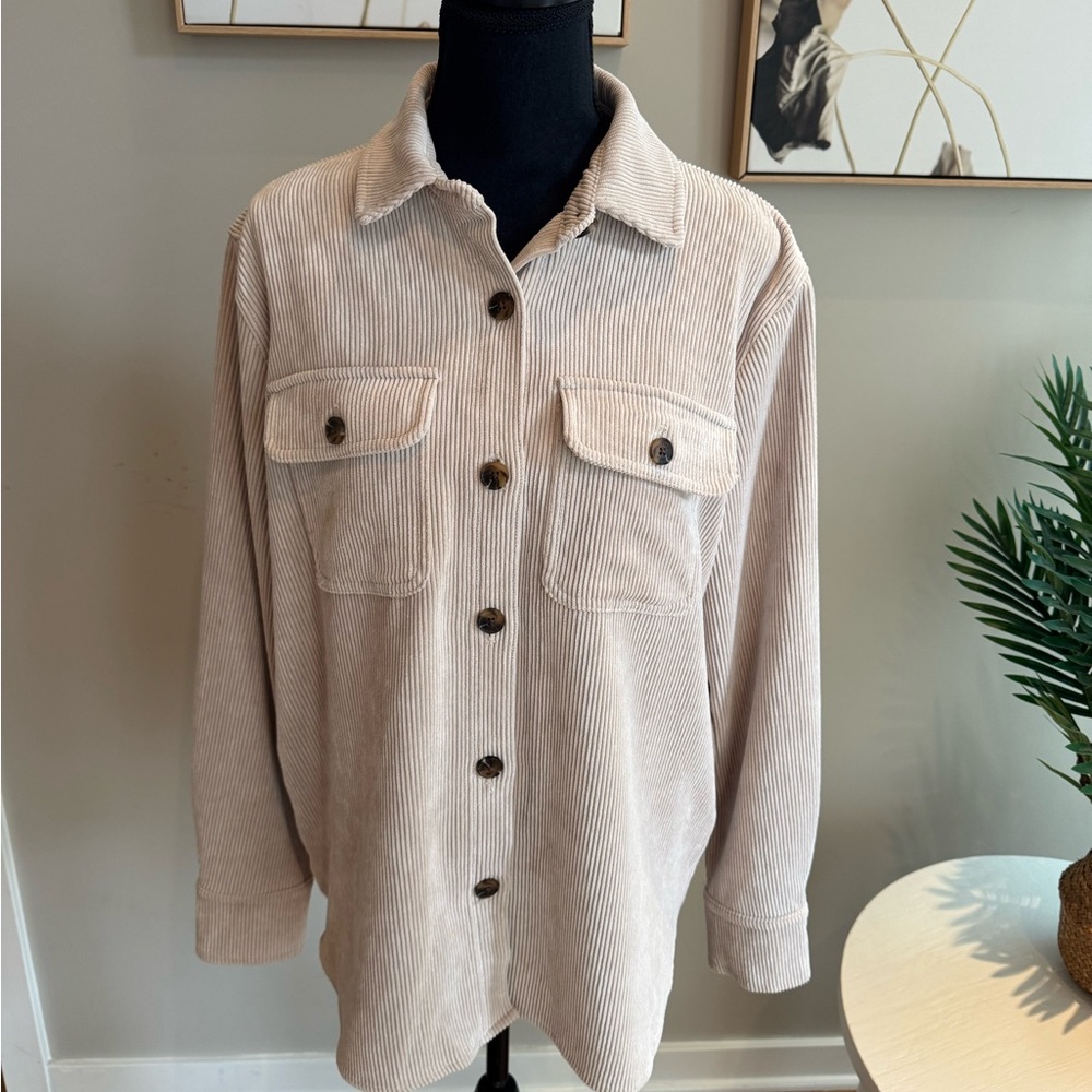 Hudson North Corduroy Utility Jacket - Tan